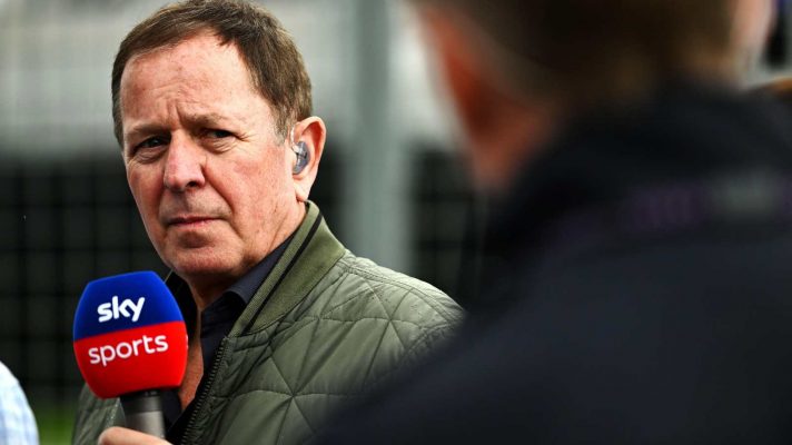 Martin Brundle of Sky Sports at the Canadian Grand Prix