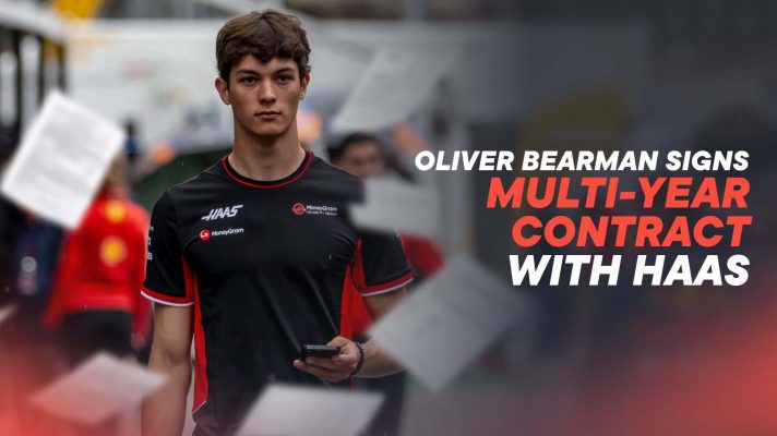 Oliver Bearman has signed a multi-year deal with Haas.