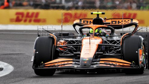 British GP: Lando Norris sets FP1 pace as McLaren adopt different strategy to Red Bull