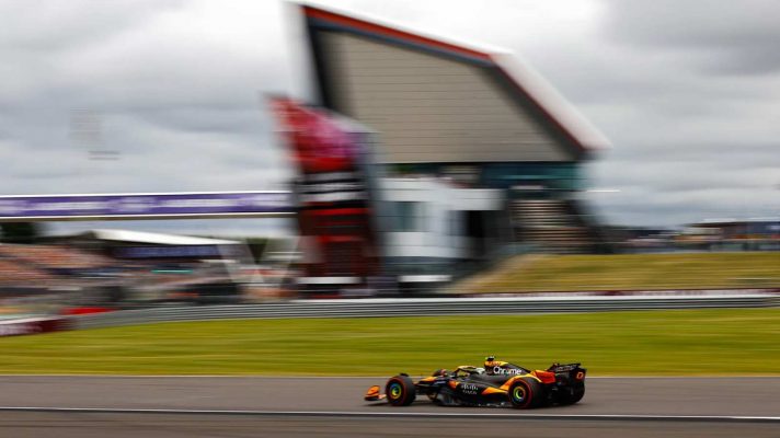 Lando Norris at the British Grand Prix PlanetF1