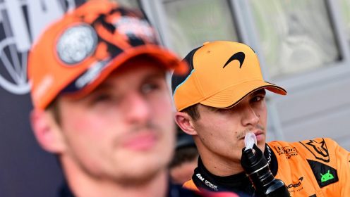 ‘Message sent’ to ‘stressed’ Max Verstappen as Lando Norris ‘gets under skin’