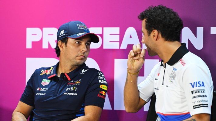 Sergio Perez and Daniel Ricciardo