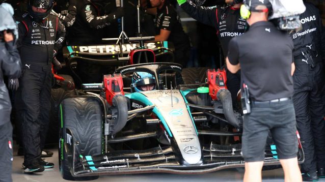 George Russell retires from the 2024 British Grand Prix PlanetF1