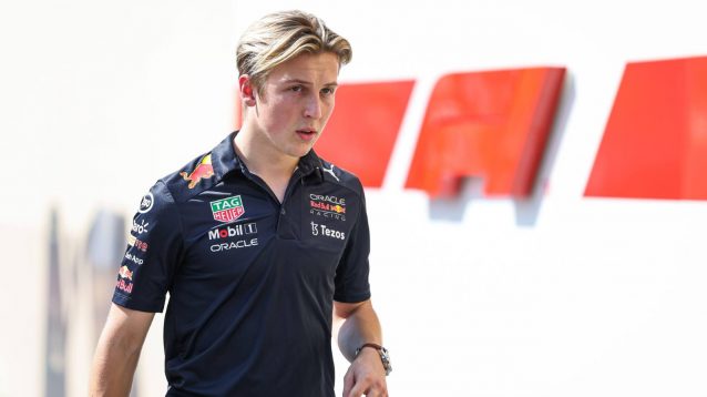 Liam Lawson, Red Bull, 2022 Abu Dhabi GP.