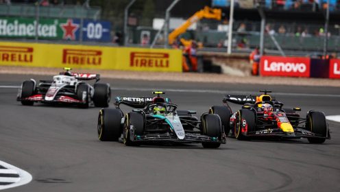 The worrying moment that could have denied Lewis Hamilton’s iconic British GP win