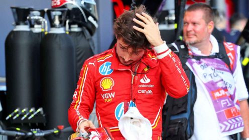 Hungarian GP: Lando Norris tops red flag-interrupted FP2 after big Charles Leclerc crash