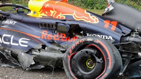 Christian Horner’s blunt verdict as Sergio Perez Hungarian GP shunt escalates Red Bull pressure