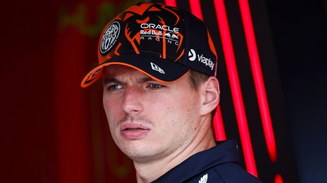 Max Verstappen looking quizzical at the 2024 Hungarian Grand Prix.
