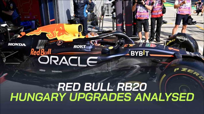 Red Bull RB20 Hungarian GP upgrades.