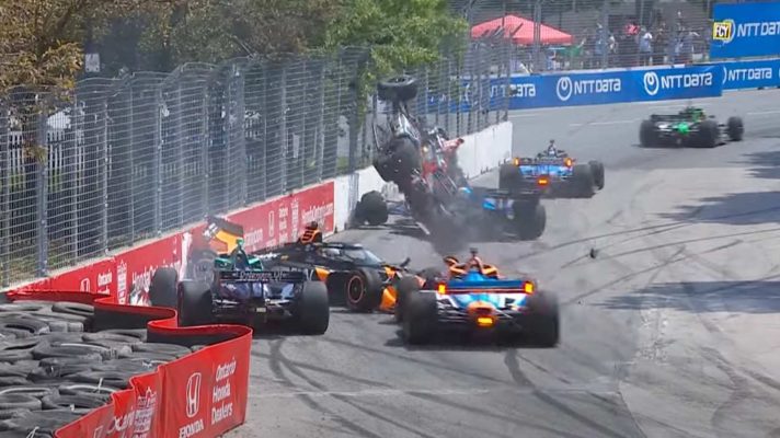 IndyCar Toronto Crash PlanetF1