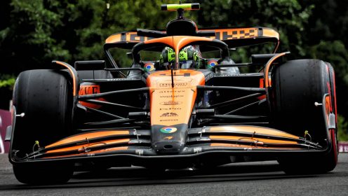 Dutch GP: Lando Norris strikes first against Max Verstappen in thrilling opening session