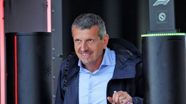 Guenther Steiner arrives in the F1 paddock