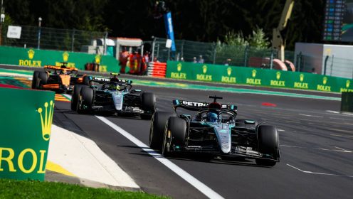 Martin Brundle calculates George Russell underweight Mercedes time after shock Spa DSQ