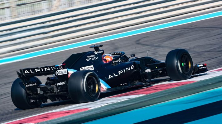 Esteban Ocon, Alpine, 2021 Abu Dhabi.
