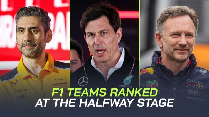 Andrea Stella, Toto Wolff and Christian Horner