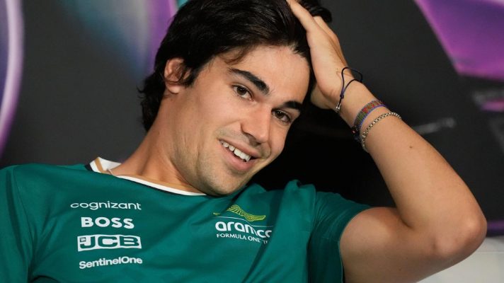 Lance Stroll smiling