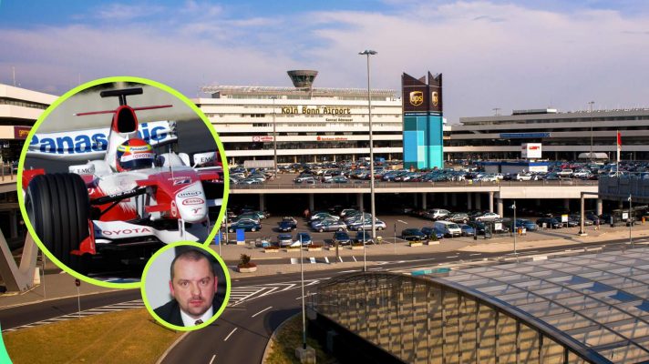 Mike Gascoyne, Toyota, Cologne Airport.