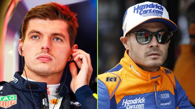 Kyle Larson Max Verstappen PlanetF1