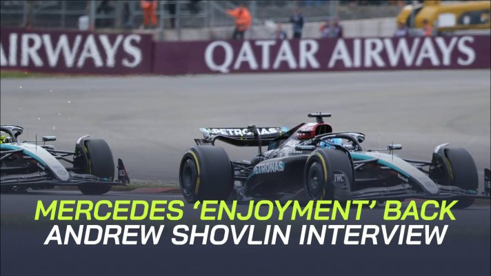 George Russell, Mercedes, 2024 British Grand Prix.