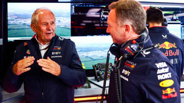 Helmut Marko Christian Horner Red Bull Racing PlanetF1