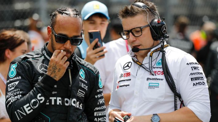 Pete Bonnington, Mercedes, 2024 Austrian Grand Prix.
