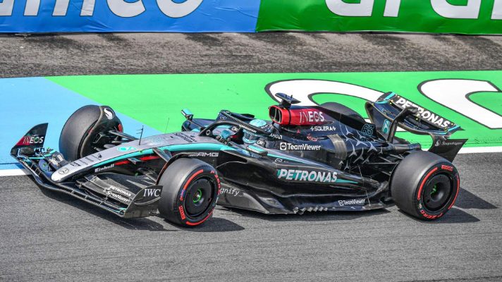 George Russell, Mercedes, 2024 Dutch Grand Prix.