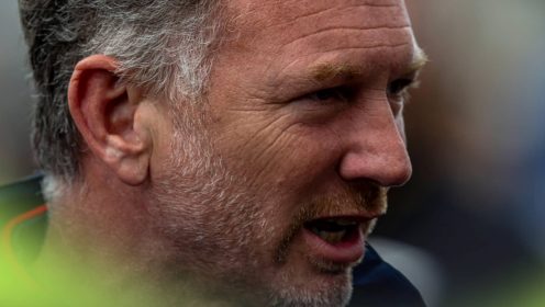 Christian Horner lands Toto Wolff dig after grilling on Max Verstappen’s future