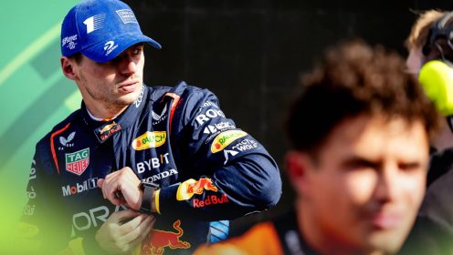 Lando Norris told to find ‘his own punchline’ after stealing Max Verstappen catchphrase