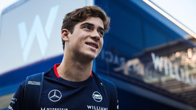 Franco Colapinto in the Monza paddock.