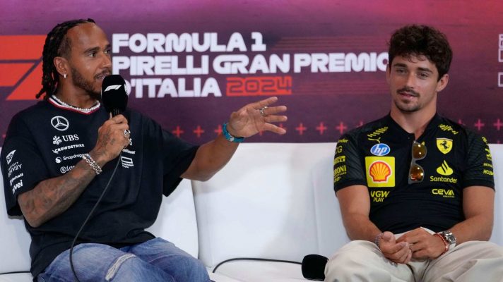Lewis Hamilton Charles Leclerc Italian Grand Prix PlanetF1