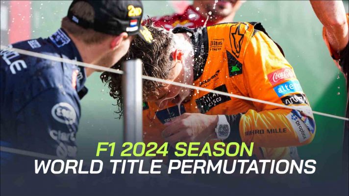 F1 2024 title contenders Lando Norris and Max Verstappen.