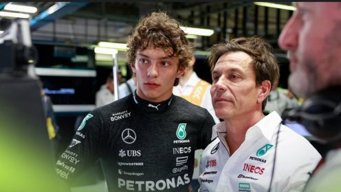 Toto Wolff explains Mercedes Kimi Antonelli strategy in ‘contaminated’ Williams claim