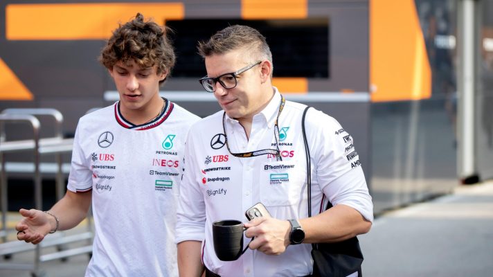 Kimi Antonelli and Peter Bono Bonnington