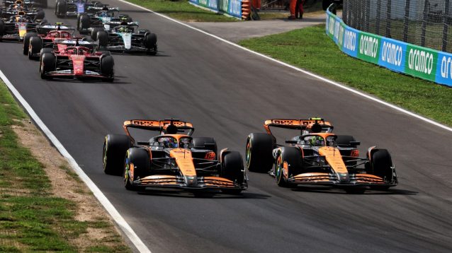 Lando Norris and Oscar Piastri