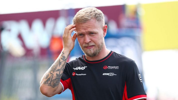 Haas driver Kevin Magnussen.