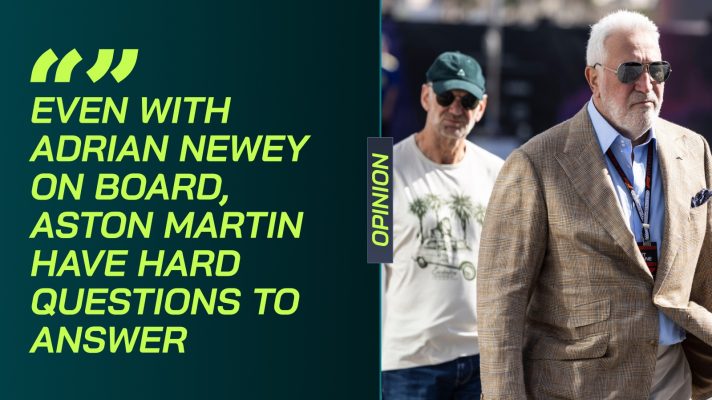 Adrian Newey and Lawrence Stroll