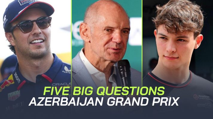Sergio Perez, Adrian Newey and Oliver Bearman featured in Azerbaijan Grand Prix preview.