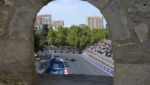 Azerbaijan GP: George Russell bounces back as Oliver Bearman bins it in FP3