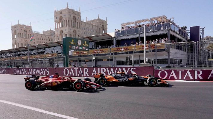 Charles Leclerc, Ferrari, 2024 Azerbaijan Grand Prix.
