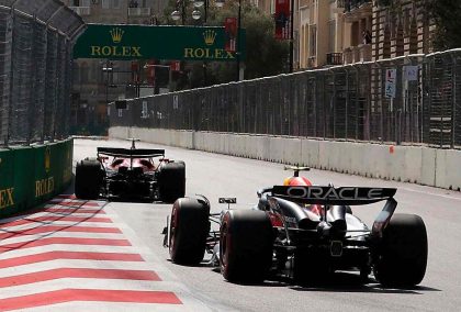 Baku ‘war zone’ after Perez-Sainz crash sparks confusion over FIA Safety Car call
