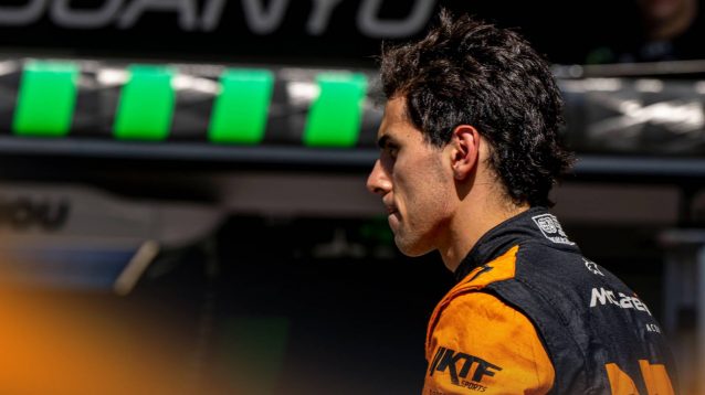 McLaren reserve driver Gabriel Bortoleto.