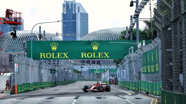 Charles Leclerc, Ferrari, 2024 Singapore Grand Prix.