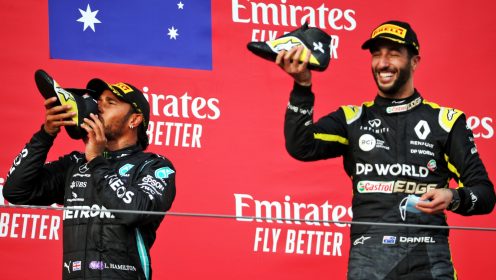 Lewis Hamilton shares ‘gross’ memory in Daniel Ricciardo farewell message
