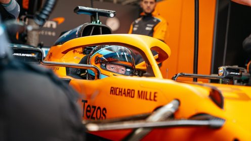 Surprise name drives alongside Pato O’Ward in latest McLaren F1 test