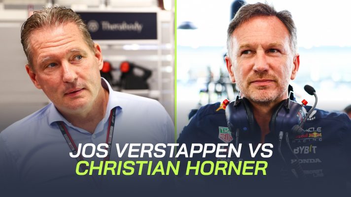 Jos Verstappen and Christian Horner