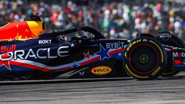 Max Verstappen during the 2023 United States Grand Prix