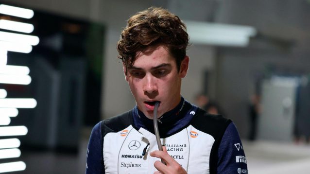 Williams driver Franco Colapinto.