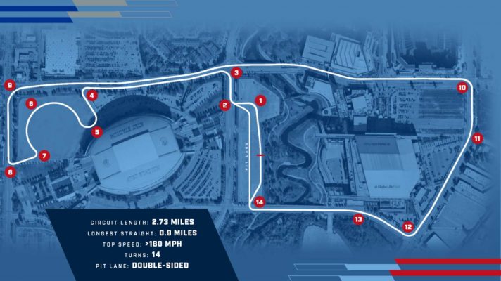 Arlington TX street circuit IndyCar PlanetF1
