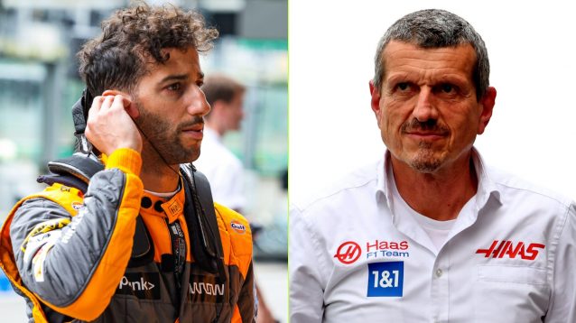 Daniel Ricciardo and Guenther Steiner