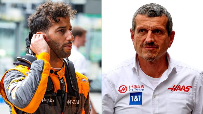 Daniel Ricciardo and Guenther Steiner